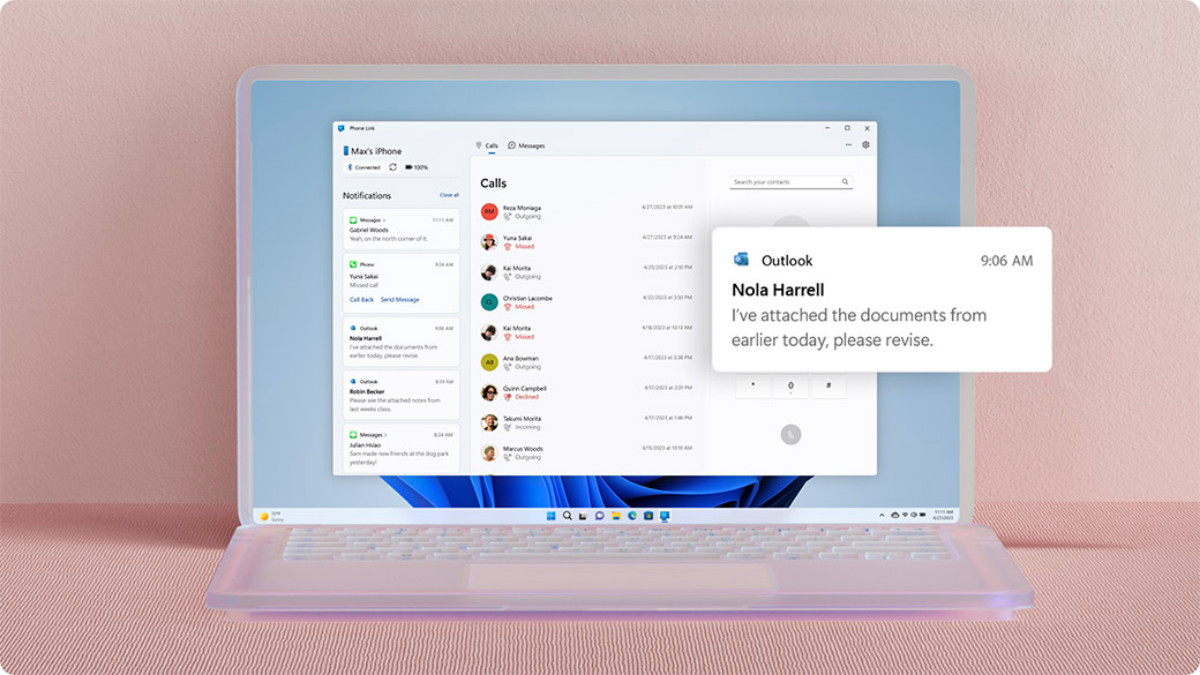 Microsoft Phone Link for iOS rolled out globally, allows iPhone users to use iMessage, get notifications and more on Windows PC