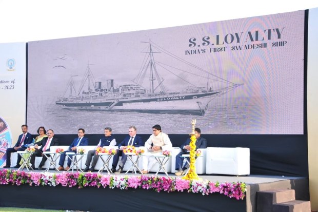 The Grand Finale of Diamond Jubilee of National Maritime Day was held at Domestic Cruise Terminus, Mumbai with ‘Amrit Kaal in shipping’ as its theme. The day is celebrated to commemorate the embarkation of the first Indian-owned vessel “S S Loyalty” on her maiden voyage from Mumbai to London, on April 5 in 1919. Eminent maritime personalities from India and abroad and seafarers and their families participated in the colourful event held in Mumbai on Wednesday.