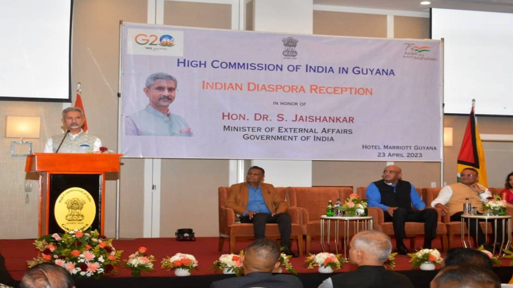 S Jaishankar in Guyana