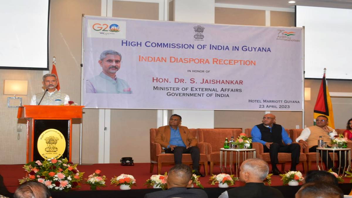 S Jaishankar in Guyana S Jaishankar in Guyana