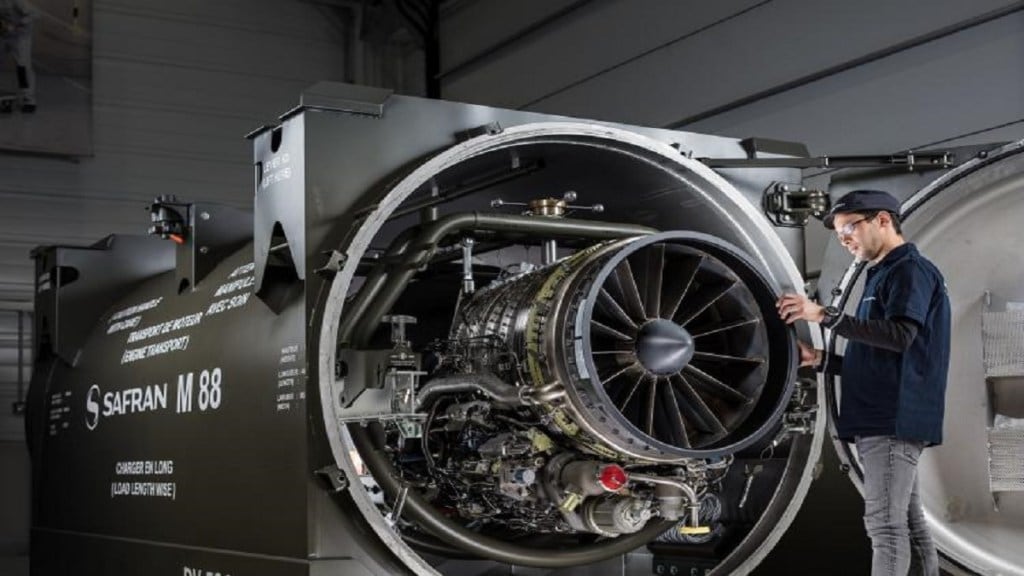 Safran's M88 jetengine for Rafale