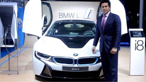 Sachin Tendulkar bmw i8