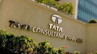 TCS share price falls over 1%.