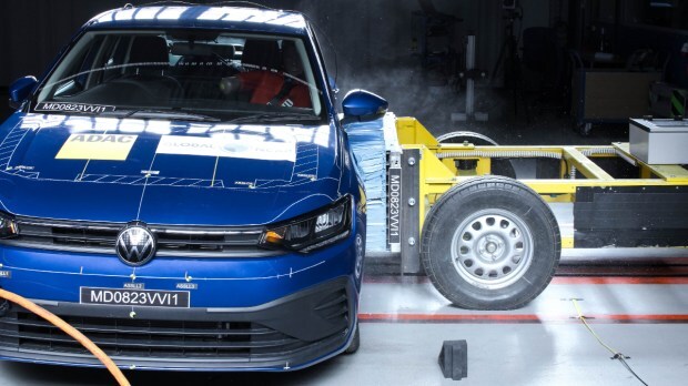 Volkswagen Virtus / Skoda Slavia side impact.