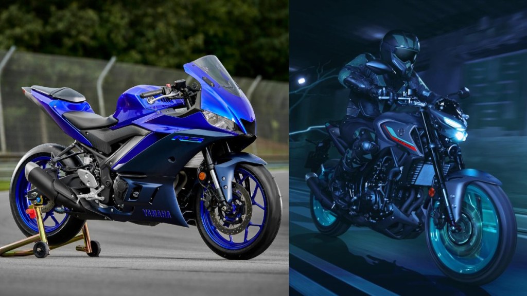 Yamaha MT 03 and R3