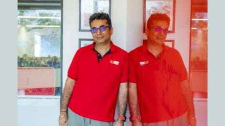 Gondal's weekends are generally at home with family.