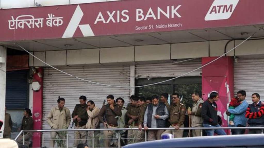 Axis Bank share price today