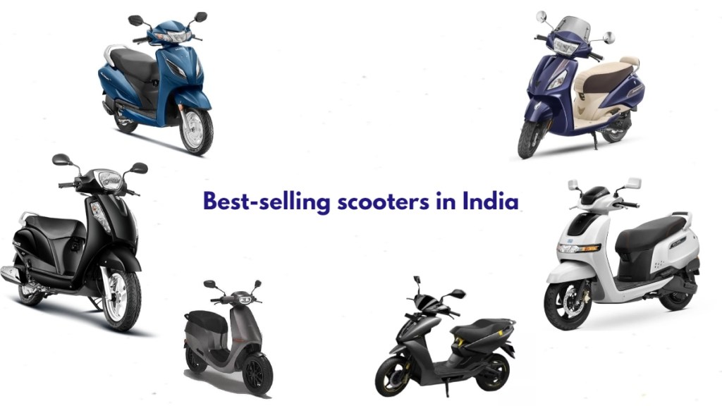best selling scooters in india