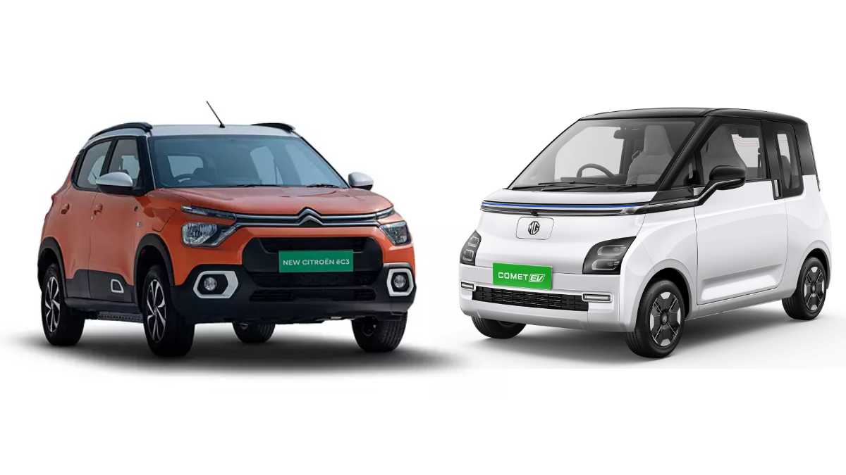mg comet vs citroen ec3 comparison