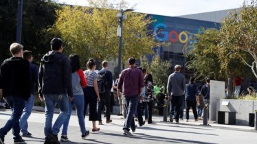 Google office with employees