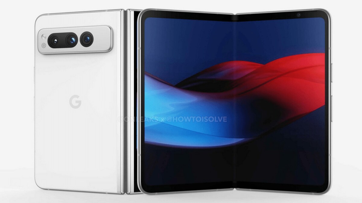 Google Pixel Fold alleged render (Photo credit: winfuture.de)