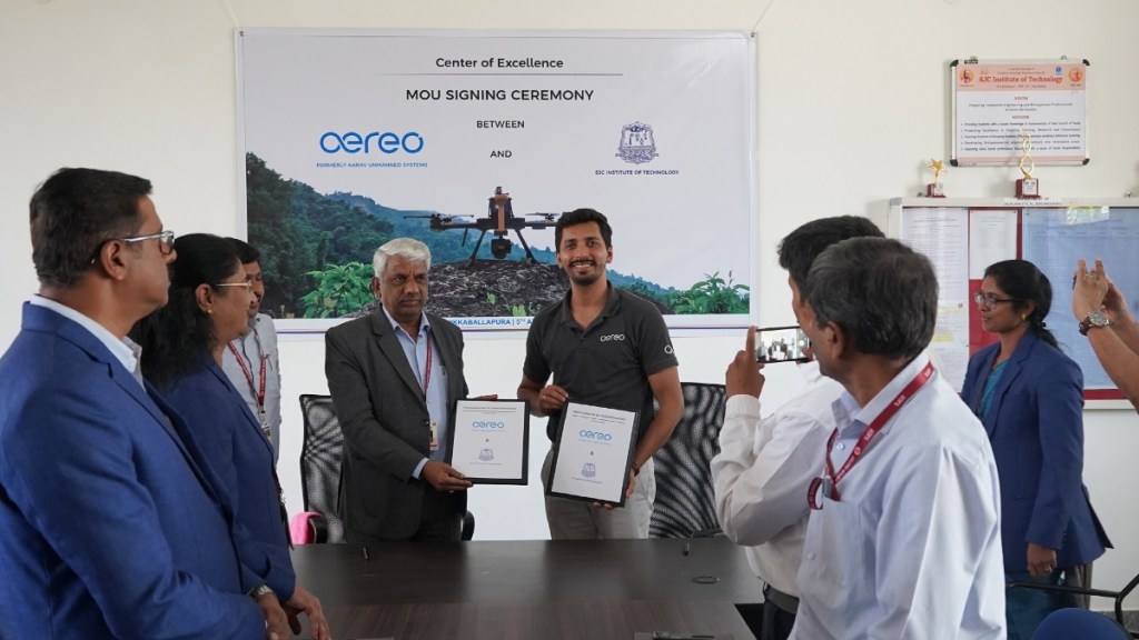 Aereo partners with SJCIT; opens centre of excellence for drone education and remote pilot training.