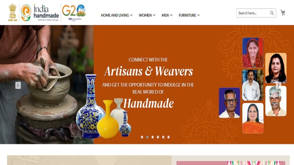 indiahandmade.com, handicraft, handloom, artisans, weavers, narendra modi, piyush goyal, textiles ministry, handicraft exports, pm-vikas scheme, amazon, flipkart