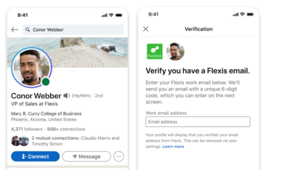 LinkedIn’s free verification system now lets you verify where you work
