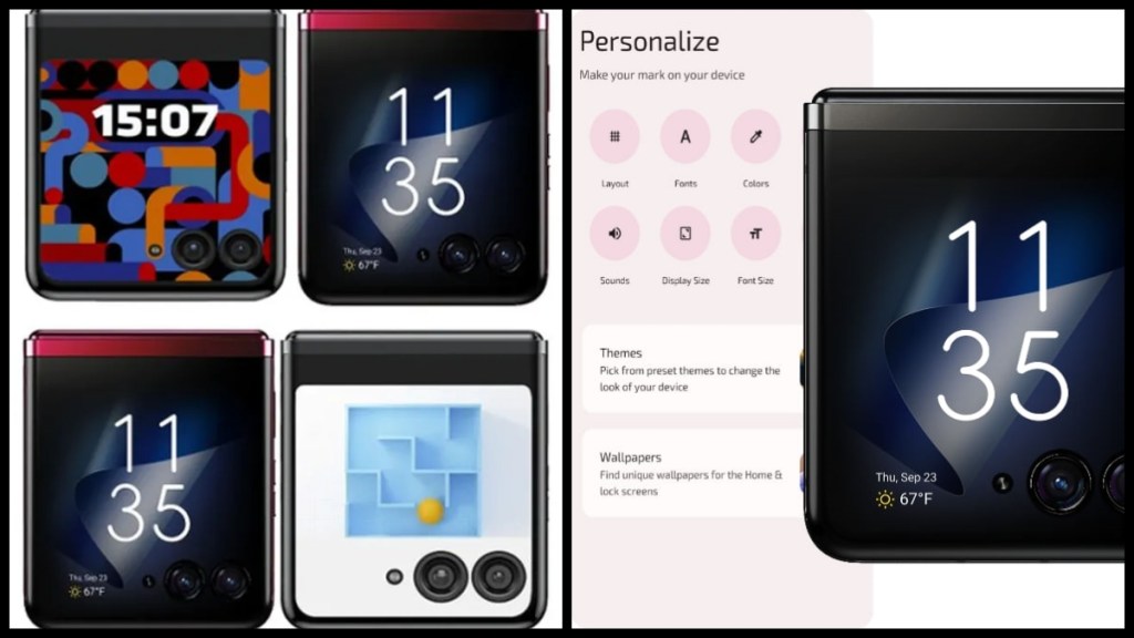 moto razr 40 ultra design
