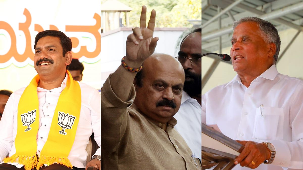 Karnataka Assembly elections 2023: CM Bommai holds roadshow with actor Kichcha Sudeep in Shiggaon, submits nomination