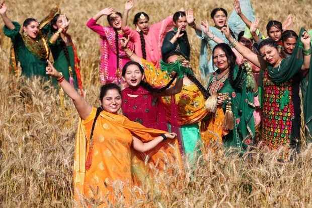 India is a land of festivals with diversity of culture and cuisines. Here more than a hundred festivals are celebrated across the country in a year. However, the celebration of spring harvest is the most significant as devotees of different castes and communities pray to God for better harvesting in the coming year as this festival coincides with the New Year in certain parts of India. (Photo: PTI)
