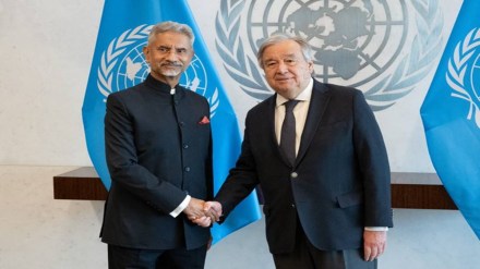 s jaishankar with UN chief s jaishankar with UN chief