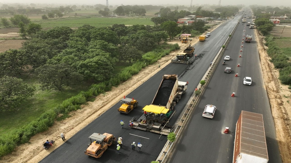 road infrastructure, road infrastructure of india, road infrastructure in india, india infrastructure sector, bituminous concrete, bituminous concrete road, Ghaziabad-Aligarh Expressway, Ghaziabad-Aligarh Expressway news, Ghaziabad-Aligarh Expressway construction,