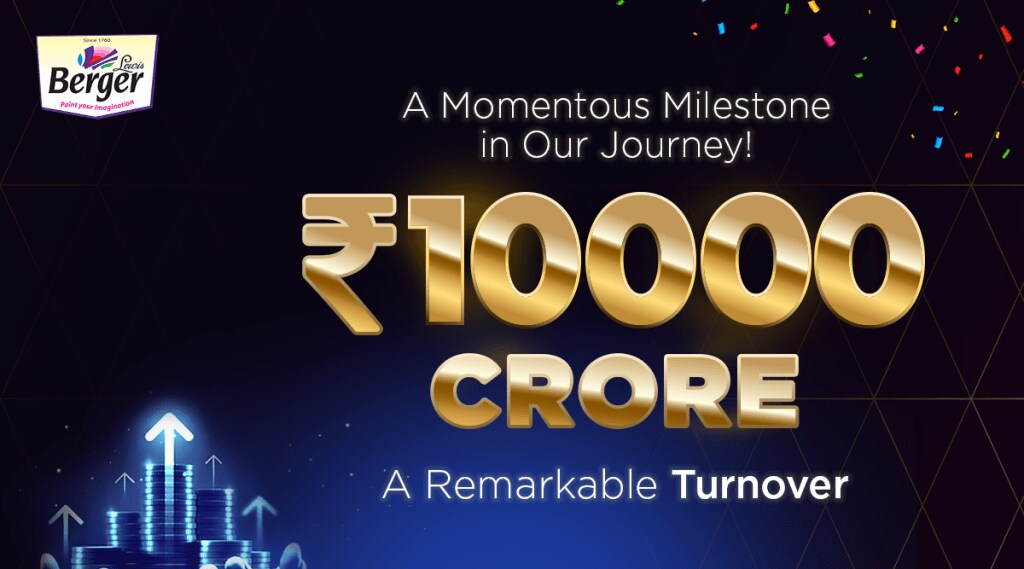 Berger Paints’ Continuous Innovation & Breakthrough Changes Makes it to the 10k Cr Milestone