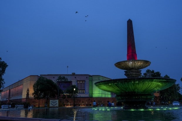 The new Parliament building used manufactured sand or M-sand from Charkhi Dadri in Haryana for creating concrete mix for the construction activities. (PTI photo)