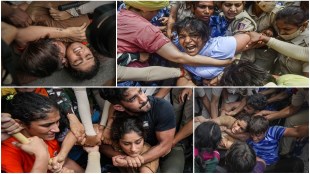 Wrestlers, Vinesh Phogat, Sakshi Malik, Bajrang Punia, Protesting Wrestlers, Delhi police, Photo gallery