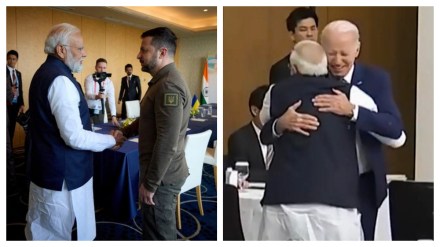 Narendra Modi, PM Modi at G7 summit, PM Modi hugs Joe Biden, PM Modi meets Volodymyr Zelenskyy