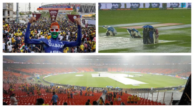 The Indian Premier League 2023, cricket's grandest T20 extravaganza, has reached its peak resonance. With thrilling matches and surprises galore, IPL 2023 has captivated fans worldwide. In the second qualifier round, Gujarat Titans emerged victorious against Mumbai Indians, setting the stage for the highly anticipated grand finale. All eyes are now fixed on the decisive day: Who will emerge as the dominant force in IPL 2023? The answer lies in the awaited clash, which has now been delayed due to incessant rain at the Narendra Modi Stadium in Ahmedabad. (Images: AP, PTI)