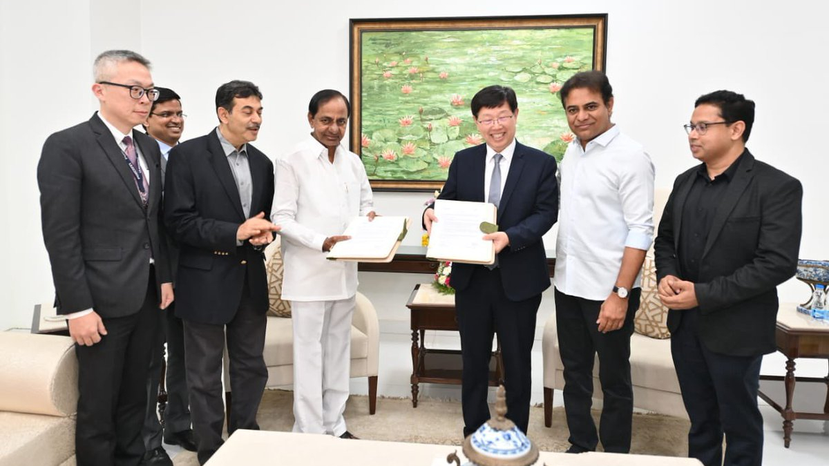 Foxconn Telangana deal Foxconn Telangana deal