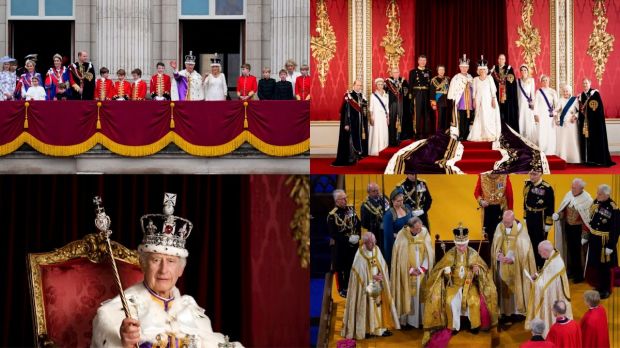 The world has been treated to official photographs of the newly crowned King Charles III and Queen Camilla, captured by photographer Hugo Burnand. The photographer has also captured the couple's wedding in 2005. The regal pair were snapped in their full regalia just after their coronation ceremony at Westminster Abbey, with group shots featuring other senior royals and family members also taken. The stunning images were captured in the Throne Room and Green Drawing Room of Buckingham Palace, adding an extra layer of grandeur to the already awe-inspiring visuals.People Magazine reported that for the portrait, King Charles was seated on one of two throne chairs created in 1902 for the coronation of King Edward VII. The crown worn by the new king, weighing 1.06 kg and measuring 31.5cm in height, is studded with 2,868 diamonds, 17 sapphires, 11 emeralds, 269 pearls, and four rubies, including the massive Cullinan II diamond, the second-largest stone ever cut from the Cullinan diamond, and the largest diamond ever found, according to the Royal Collection Trust. These images are a testament to the grandeur and majesty of the British monarchy. (Images/AP/PTI)