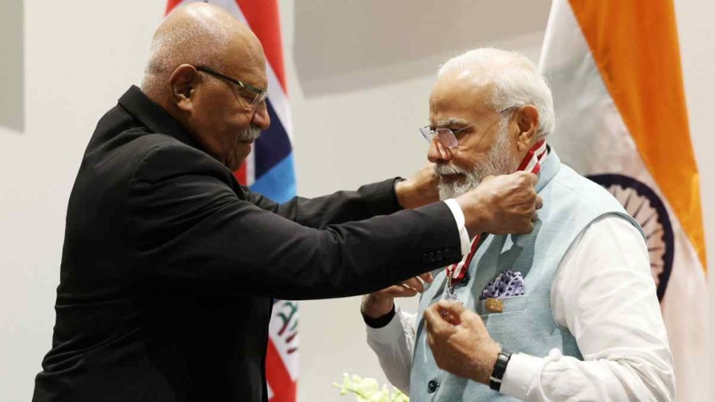 PM Modi, Modi, Honour, Companion of order, Fiji, Fiji PM