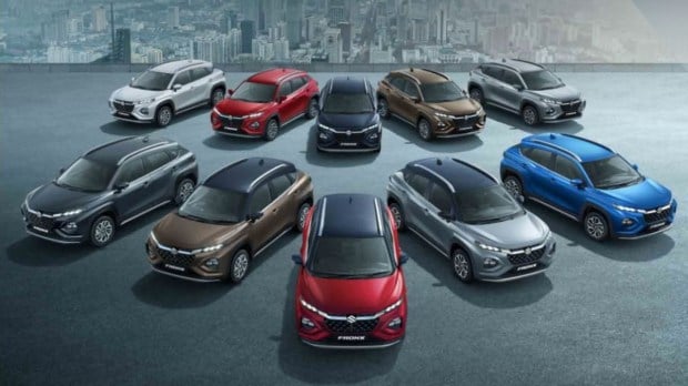 maruti fronx colours