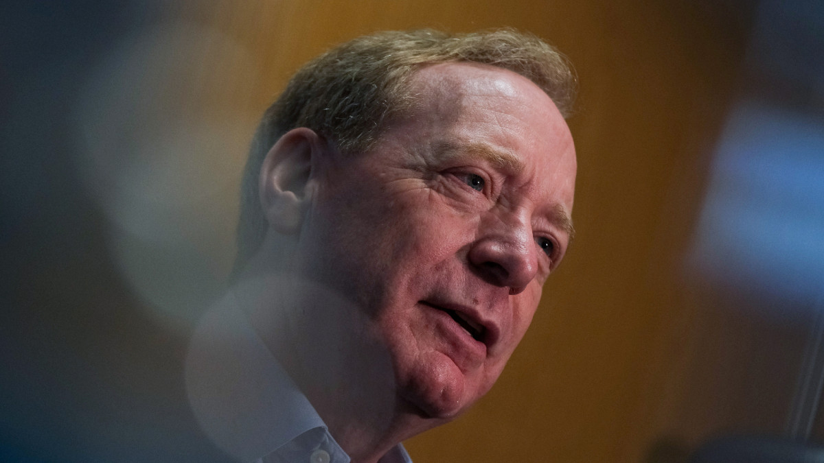 Microsoft chief Brad Smith Microsoft chief Brad Smith