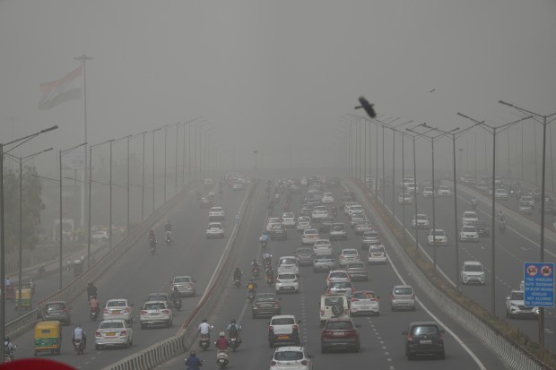 The Delhi Pollution Control Committee data showed PM10 levels soaring to 3,826 micrograms per cubic metre at Jahangirpuri and 2,565 micrograms per cubic metre at Sri Aurobindo Marg. (PTI photo)