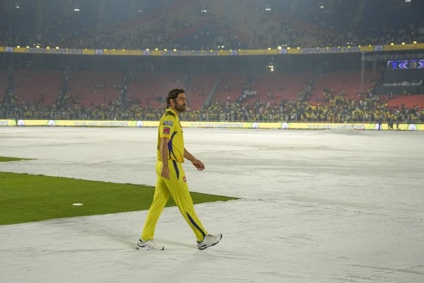 Chennai Super Kings captain M.S. Dhoni after winning the Indian Premier League (IPL) 2023, at the Narendra Modi Stadium in Ahmedabad on May 30, 2023. Chennai beat defending champions Gujarat Titans by 5 wickets in the final. (Image: PTI)