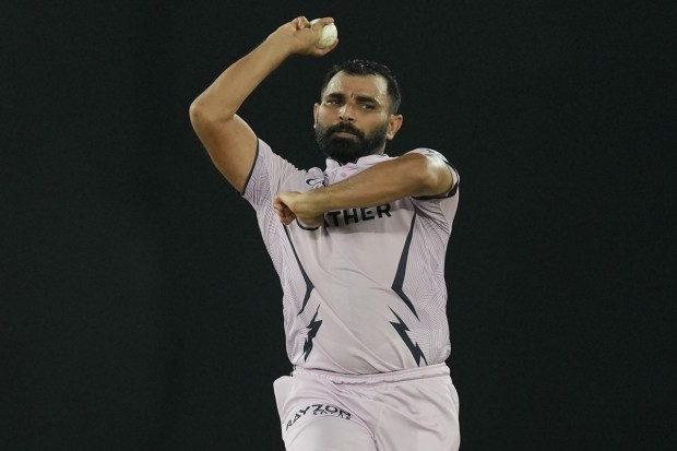 Gujarat Titans have qualified for the playoffs in IPL 2023 and the contribution of Mohammed Shami has been impressive. Shining in his role as a power-play specialist, Shami has been vital in breaking the back of the opposition's run chase. (Photo: PTI)