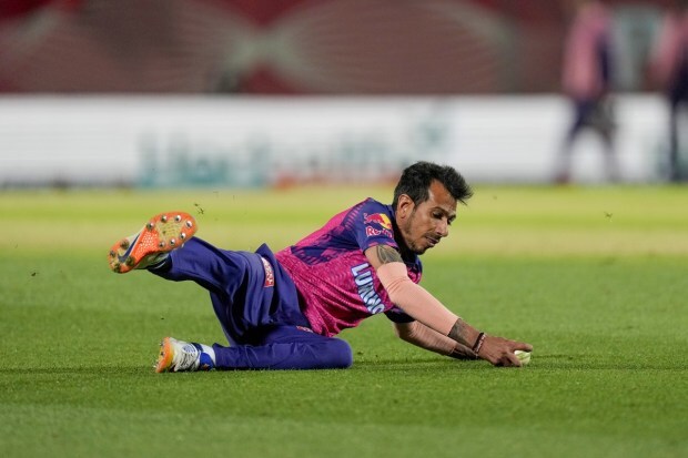 Rajasthan Royals’s Yuzvendra Chahal, wily leg-spinner, made history as he became the first Indian bowler to take 300 wickets in T20 cricket. In the IPL2023, he now shares the second spot with Sri Lankan bowler Lasith Malinga, having taken 170 wickets. (Photo: PTI)