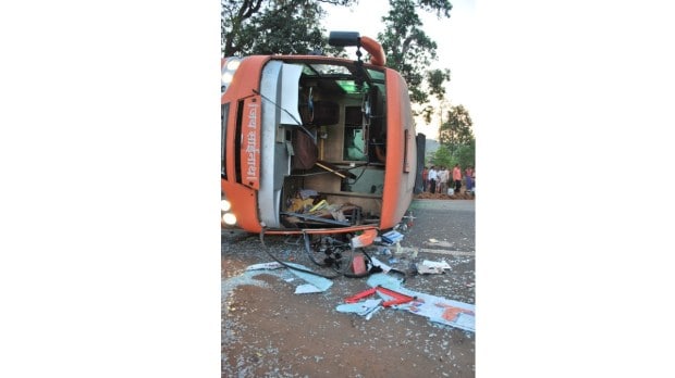 Road accident.