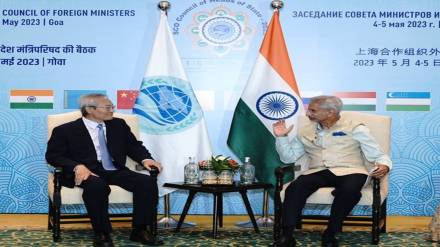 S Jaishankar with Zhang Ming