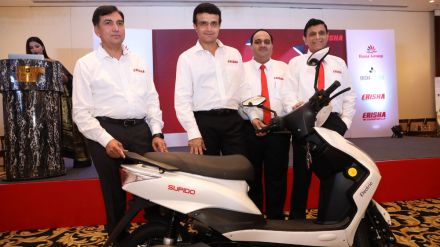 Sourav Ganguly will represent Rana Group's Erisha Agirtech Pvt Ltd and Erisha E Mobility Pvt Ltd