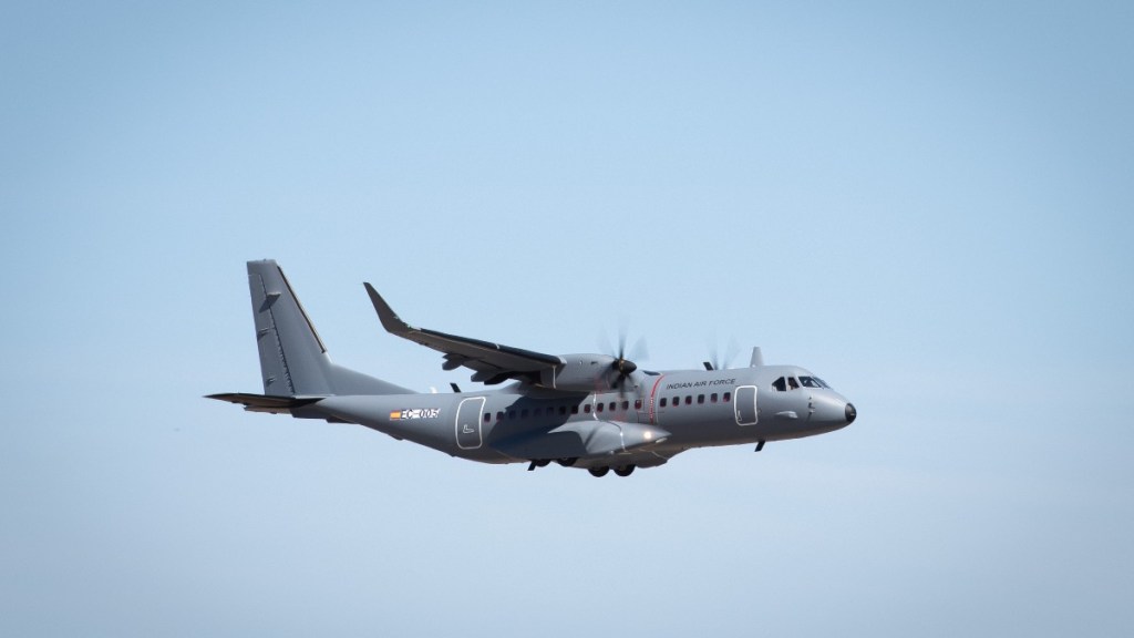 C295 completes its maiden flight! IAF will receive the first aircraft later this year