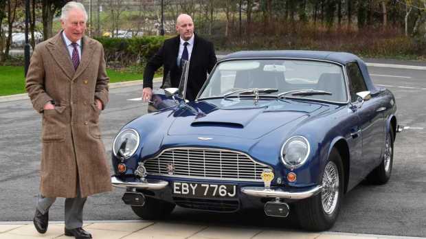 Next is an Aston Martin DB6 Volante, gifted to King Charles on his 21st birthday.Image Credit: Autoblog