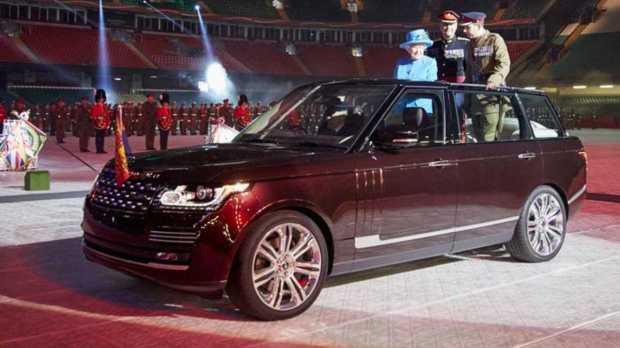 The Family also owns a Range Rover, specially design for them.