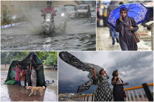 Because of back-to-back western disturbances, rainfall has lashed north India, bringing temperatures down in many cities. Starting May 5, another western disturbance is likely to affect the northern part of the country. Under its influence, cloudy skies and irregular rain is predicted in many cities.National capital Delhi witnessed showers on Wednesday, and another spell is likely from Friday onwards, said India Meteorological Department (IMD) officials. The minimum temperature of the city settled at 20.2 degrees Celsius and the maximum temperature is predicted to settle around 28 degrees Celsius, the IMD said. Until May 9, the maximum temperature is expected to remain below 35 degrees Celsius.India's national capital registered over 20 mm of rainfall in April. This is the highest in the month since 2017.May had a cool start, with the city measuring 14.8 mm of downpour on Monday.Due to showers, there is also a respite from the heat in Mohali, Chandigarh and Kolkata.Here are some pictures. Have a look: