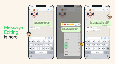 Made a silly typo? WhatsApp to give users 15-minute grace period to edit messages after sending