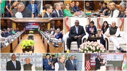 Robust Defence Partnership, Indo-Us defence strategy, indo-us talks, Lloyd Austin, rajnath singh, Lloyd Austin in delhi Robust Defence Partnership, Indo-Us defence strategy, indo-us talks, Lloyd Austin, rajnath singh, Lloyd Austin in delhi