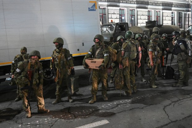 Under the deal, mediated by Belarusian President Alexander Lukashenko, fighters of the Wagner group would return to base in return for guarantees for their safety and their leader, Yevgeny Prigozhin, would move to Belarus. (Reuters Photo)