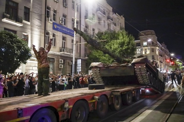 Early Saturday, Prigozhin's private army appeared to control the military headquarters in Rostov-on-Don, a city 660 miles (over 1,000 kilometres) south of Moscow, which runs Russian operations in Ukraine, Britain's Ministry of Defence said. (AP Photo)