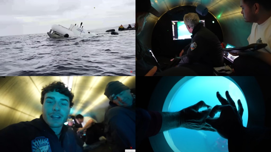 YouTuber shares video of the inside of Titanic submersible, Titanic submersible, Titan submarine, submarine implodes, OceanGate, Stockton Rush