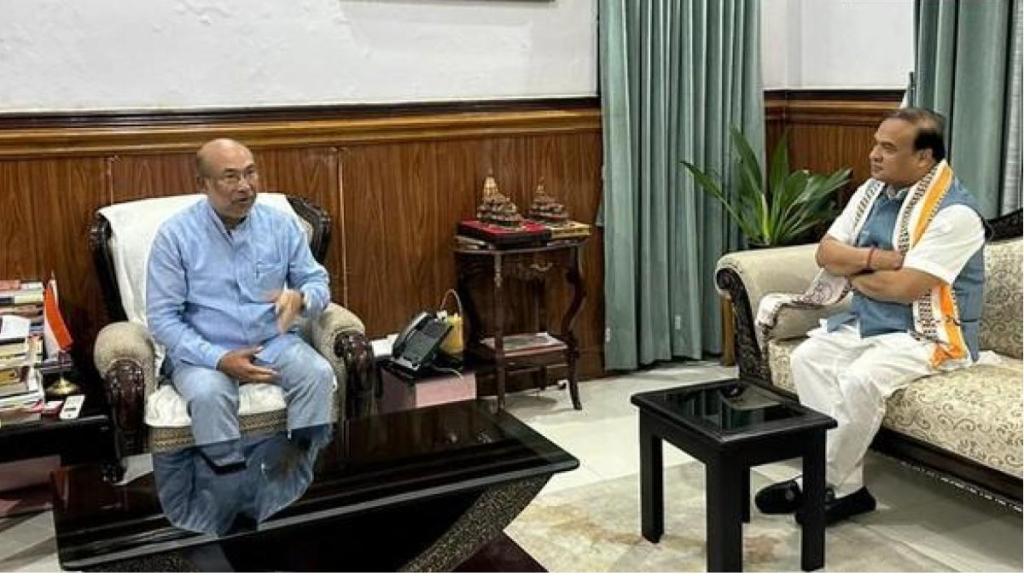 Assam, cm Himanta Biswa Sarma, Manipur CM N Biren Singh, Manipur violence, what is happening in manipur